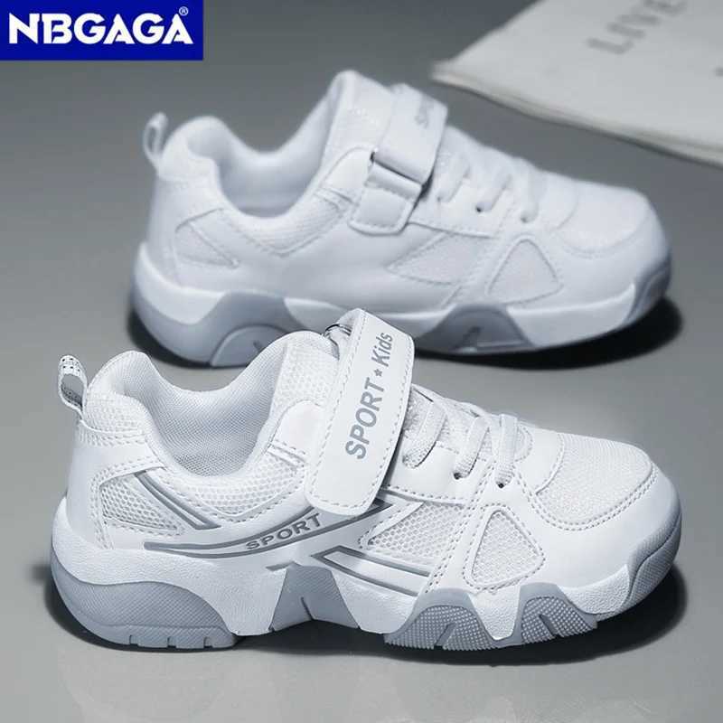 White Breathable Children Walking Shoes Summer Mesh Casual Sneaker for Kids Boys Outdoor Sport Tennis Anti-Slip W250318