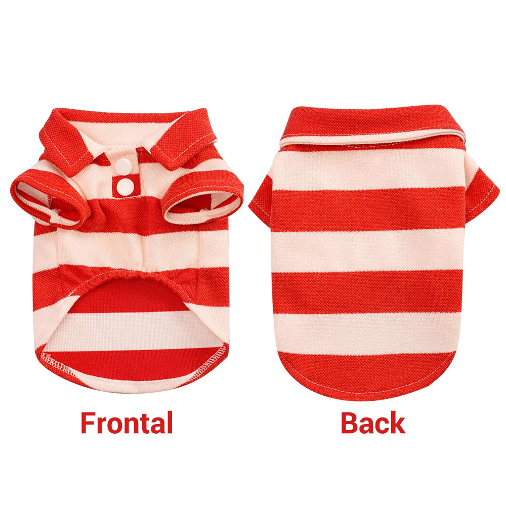 Summer Pet Dog Shirt Cool Clothes Cat Sweatshirt Yorkie Chihuahua Puppy Vest for Small Medium Dogs Costumes 250318