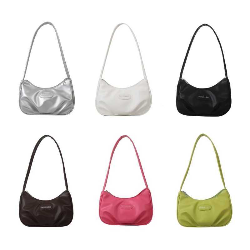 Handbag Shoe bag Underarm bag Versatile bag Womens wallet Armrest bag Black/White/Sil/Brown/Rose Red/GreenT250318