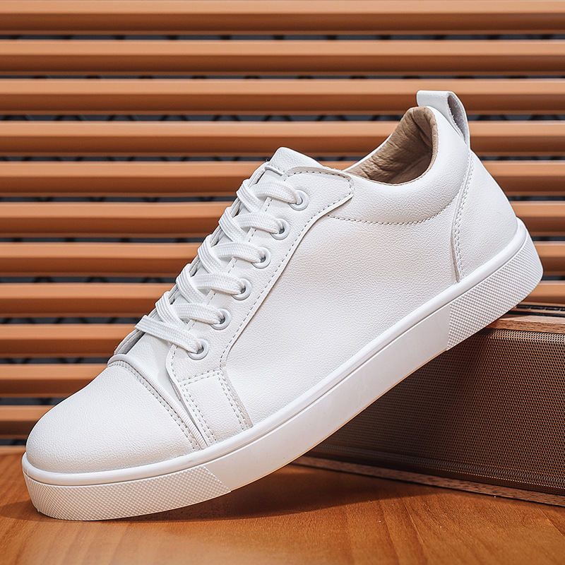 Spring and autumn sports shoes men's shoes new white casual fashion small white shoes Korean version of black board shoes