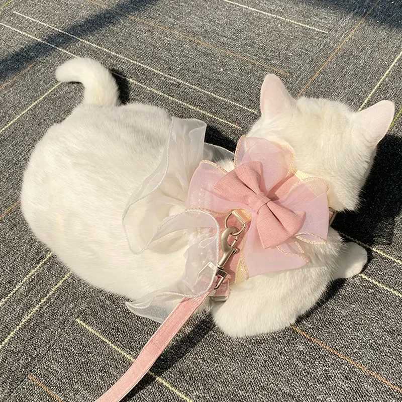 Cat Walking Cat Rope Cat Chest Strap Trap Rope Prevent breakage Special pet clothing Anti slip Cat Rope Cat Collar Cat HarnessT250318