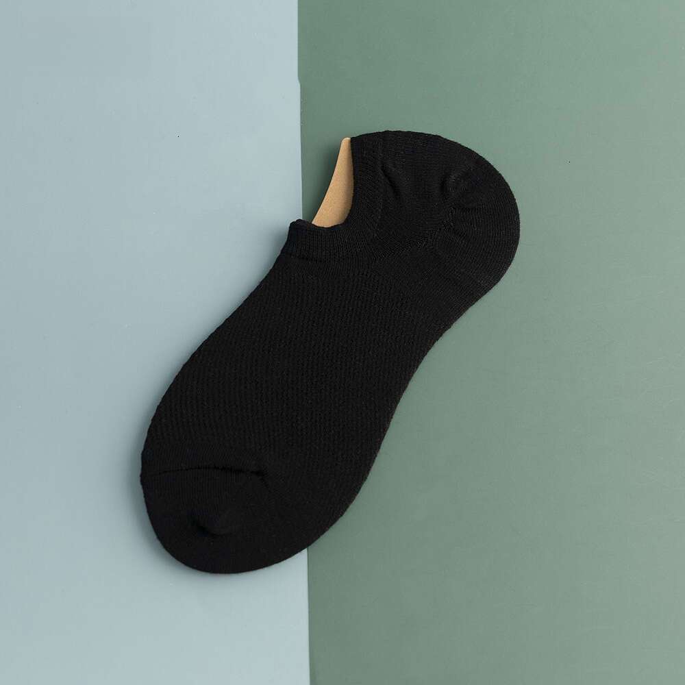 Designer Socks for Women Designer Socks Mens Short Breathable Mesh Boat Socks Spring Summer Thin Style Solid Color and Sport Resistant Cotton Socks