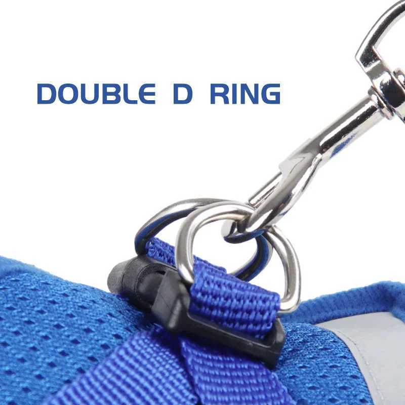 Breathable cat harness escape pet harness and belt set for cats dogs puppies bras non pull reflective ChihuahuaT250318