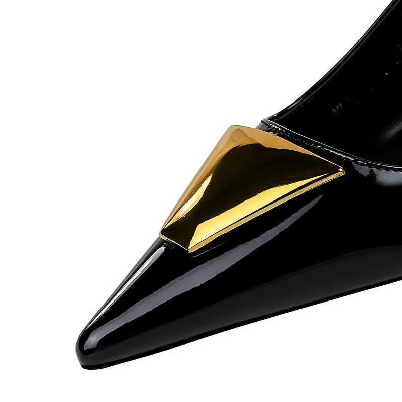Patent leather high H wedge shoes for womens fashion pump toe hollow shoulder strap 6.5cm warm sandals white H shoes Y250317