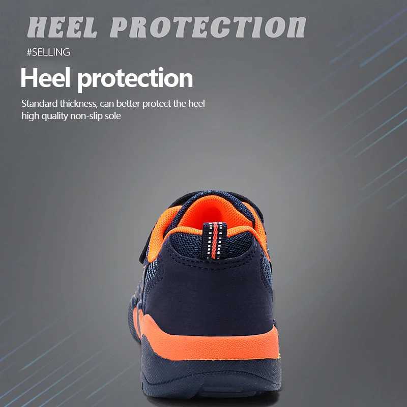 Summer childrens net sports shoes boys running leisure breathable outdoor childrens shoes lightweight sports shoes outdoor tennis W250318