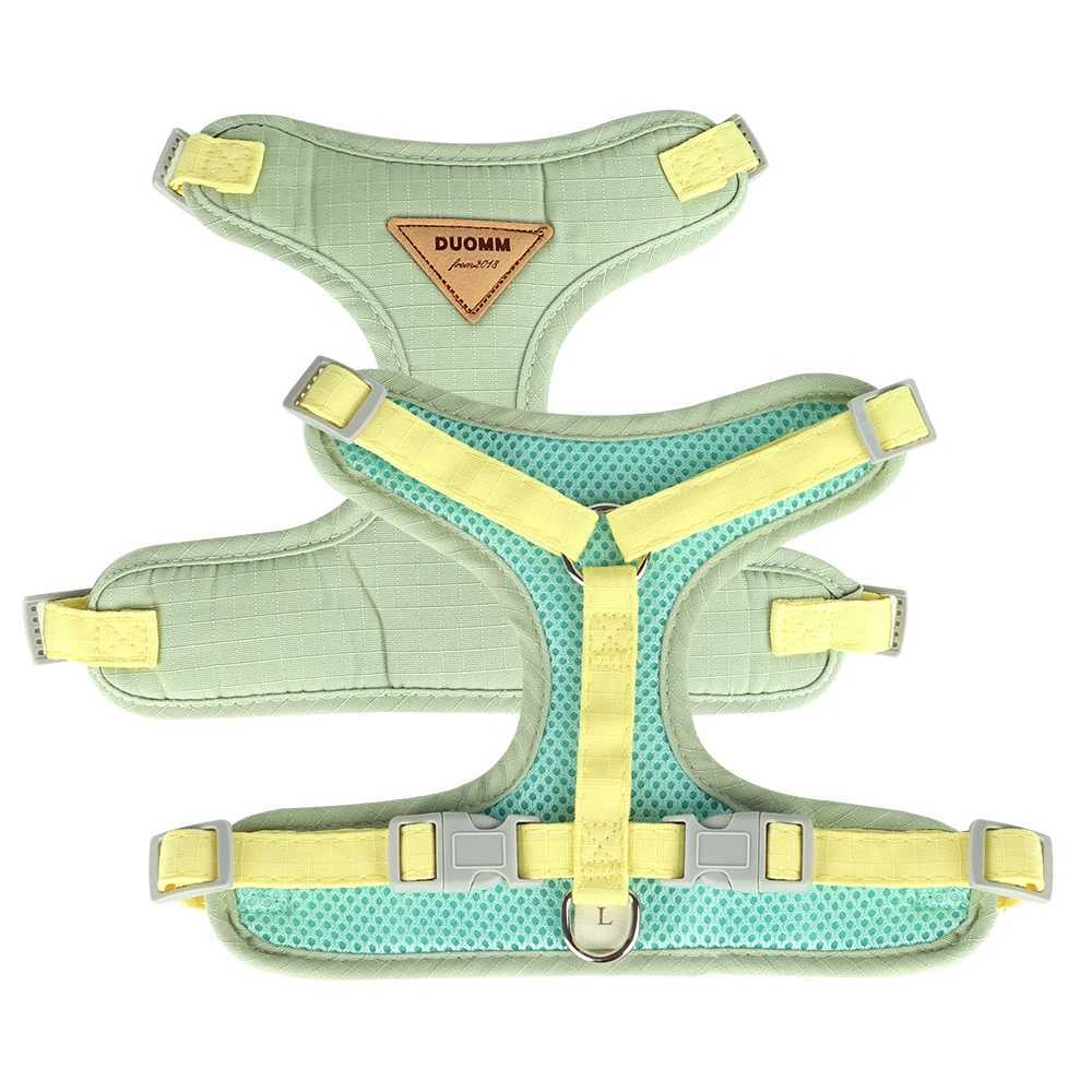 Breathable Nylon Mesh Dog and Cat Strap Set Soft Suede Fabric Dog and Cat Strap VestT250318