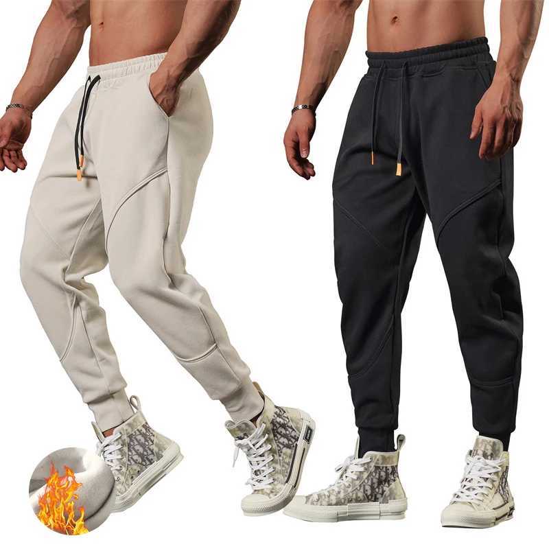 2023 autumn and winter new mens pants thick wool sportswear warm sports pants Korean fashion unisex oversized street jogging Trouser W250318