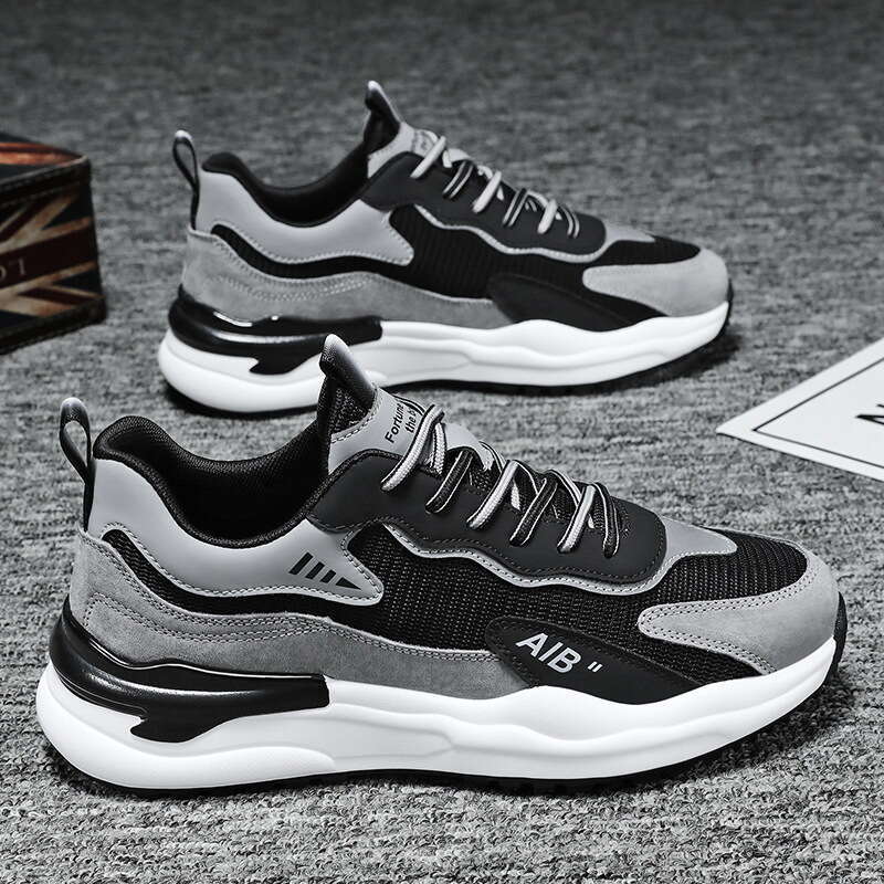 2025 Summer New Versatile Mesh Breathable Lightweight Soft Bottom Running Learn from Men's Casual Sports Trendy Shoes