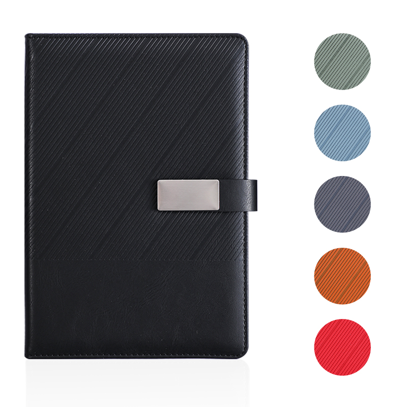 Personalized A5 Leather Notepad for Professional Use - Sturdy Book Cover Ideal for Record Keeping