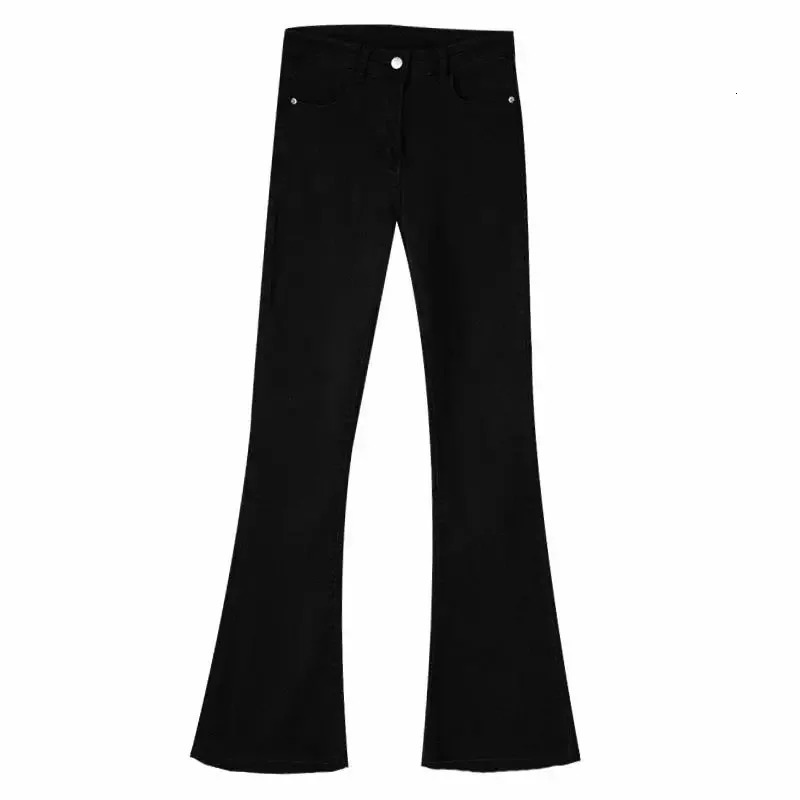 autumn high waisted slimming straight leg jeans suitable for women loose brown smoke pants fashionable 250317