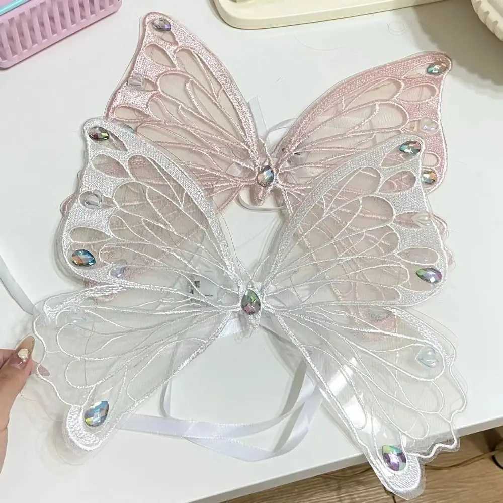 Dog Wings Glowing Butterfly Pet Back Decoration Cute Cat Accessories Dog Clothes for Small Medium Pet SuppliesT250318