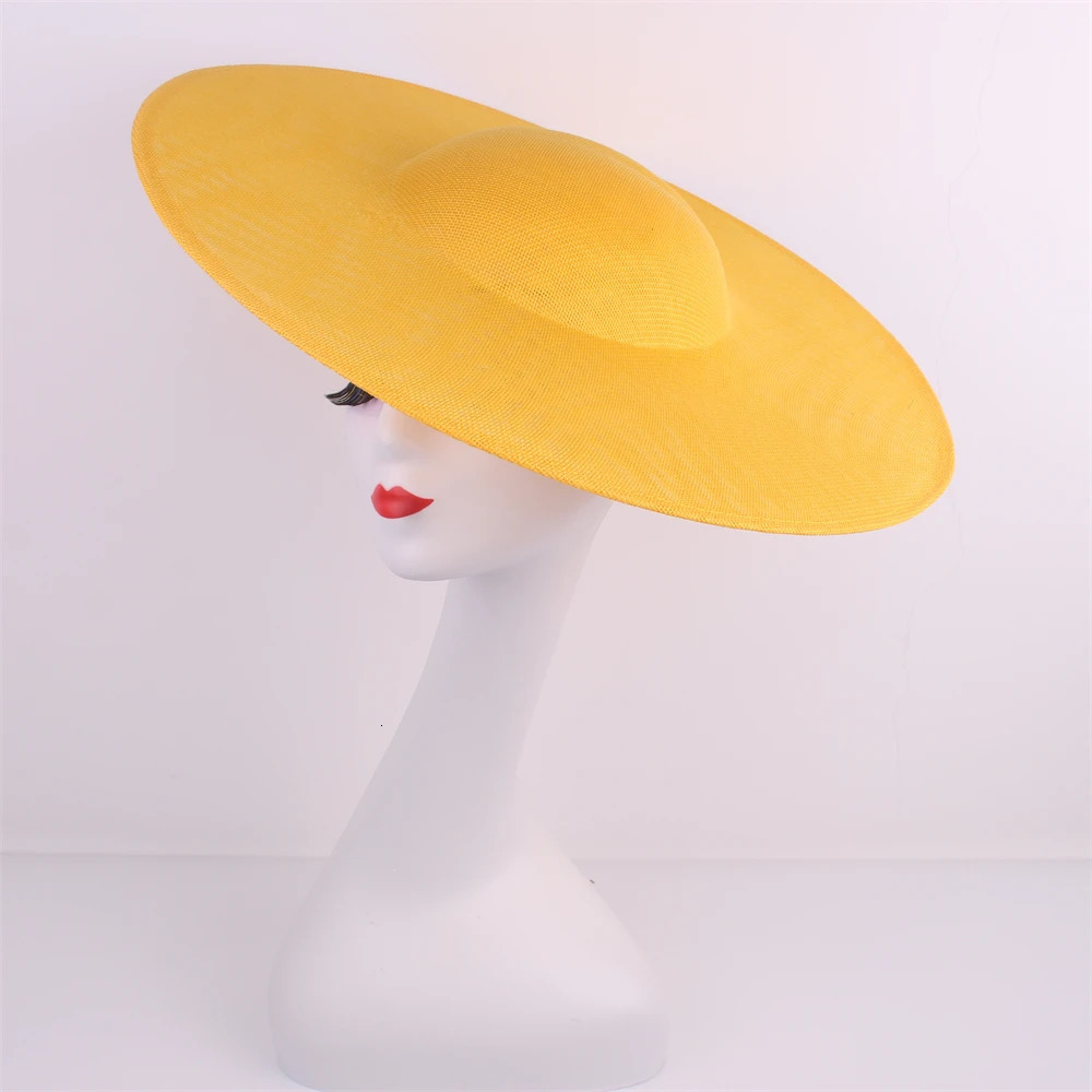 40CM Charming Base Millinery Supplies DIY Hair Accessories Hat for Wedding Womens Kenducky Church Headwear Big Pillow Hat 250314