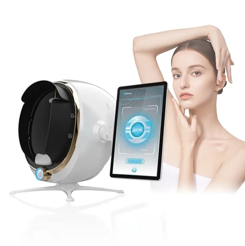 3D Magic Mirror Skin Analyzer - AI Facial Recognition Technology with 2800W HD Pixels for Accurate Face Scope Analysis and Professional Facial