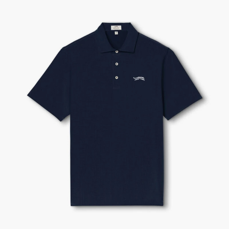 Tiger Woods Sun Day Red Icon 2025 SpringSummer High Quality Golf Short sleeved Mens Polo Shirt Black Top 250314