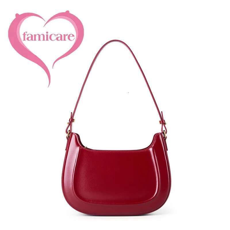 2024 New Arrival Women's Leather Underarm Saddle Designer Shoulder Messenger Bag For Ladies Crescent-Shaped Pack