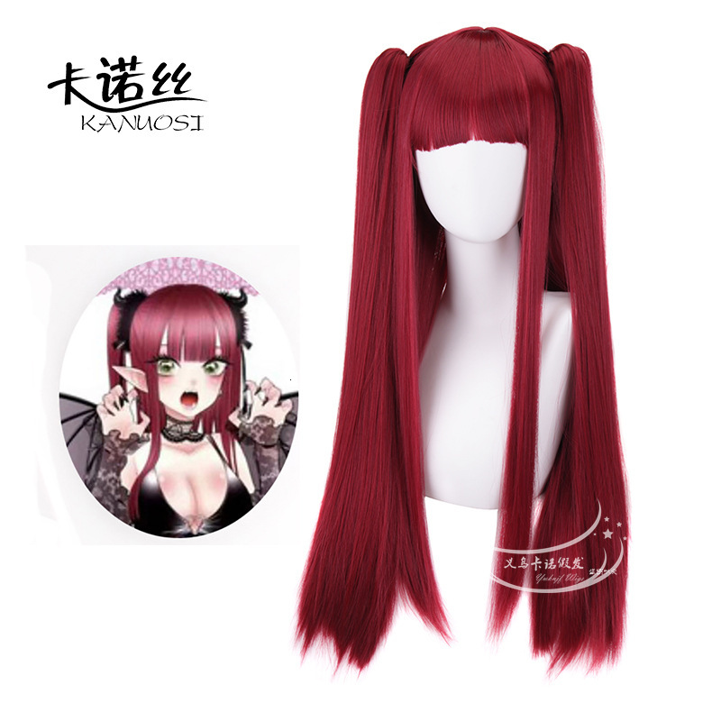 Dressing Doll Falg Into Love Kadokawa Sea Dream Little Devil Cos Wig Anime Character Simulation Scalp