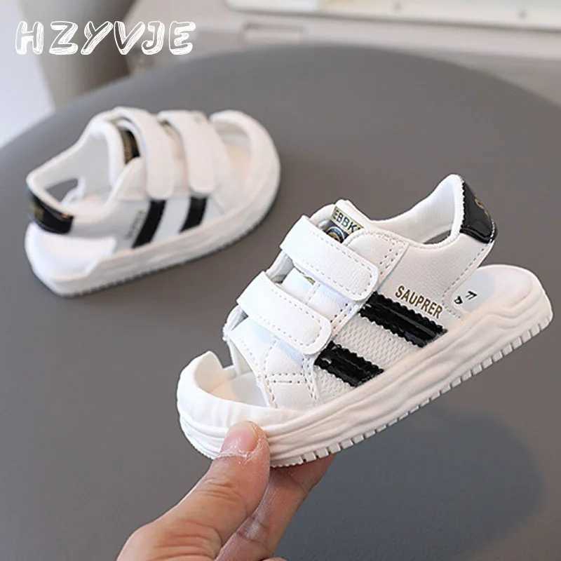 Summer Baby Sandals 2024 Childrens Trend Fashion Preschool Baby Boys and Girls Non slip Soft soled Walking Shoes W250318