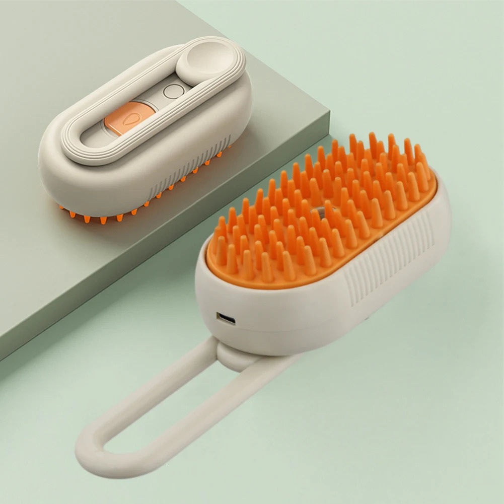 Cat Steam Brush Steamy Dog 3 in 1 Electric Spray Hair Brushes USB Rechargeable Grooming Massage Comb for Pet Hairs 250318
