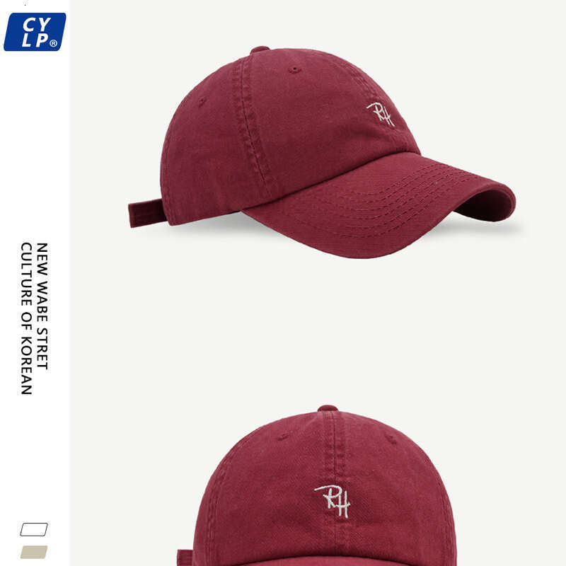 Hat, men's and women's street trendy brand, embroidered letters, baseball summer Korean version, couple's simple duckbill cap, looks sm