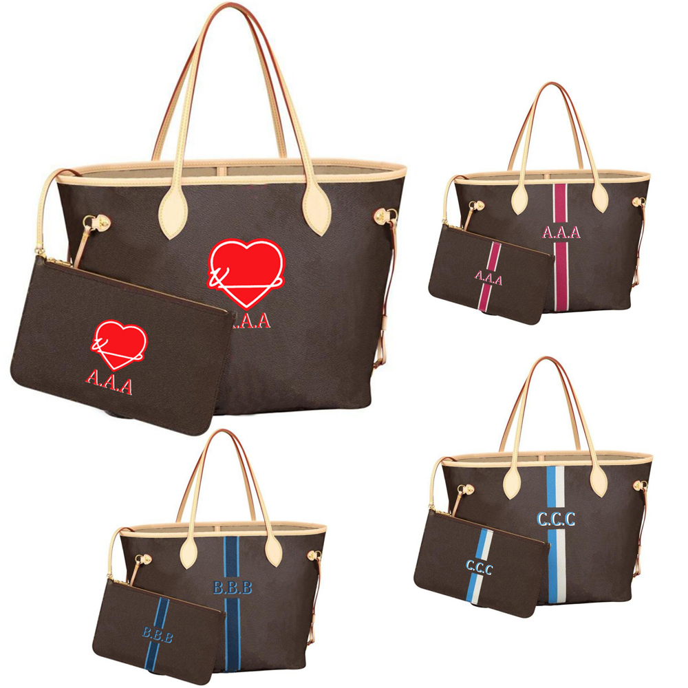 Shoulder bag handbag Totes Women leather hobo shopping BAG GM 55CM personalisation streak Custom bag Customized personalized customizing Name