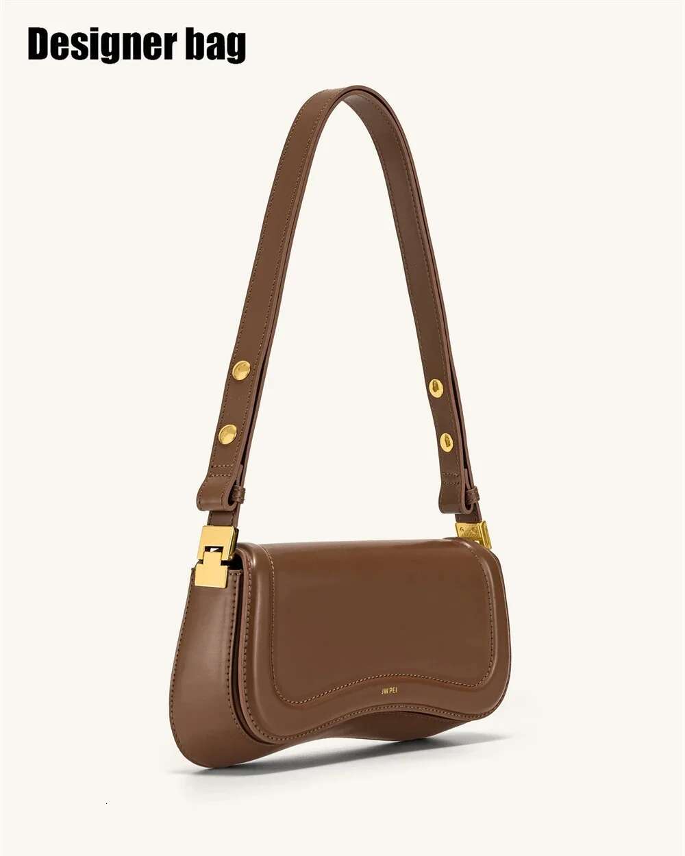 JW PEI Niche Designer 2024 New Tide Fashion Light Crossbody Brand Retro Baguette Commuter Bag Underarm Handbag