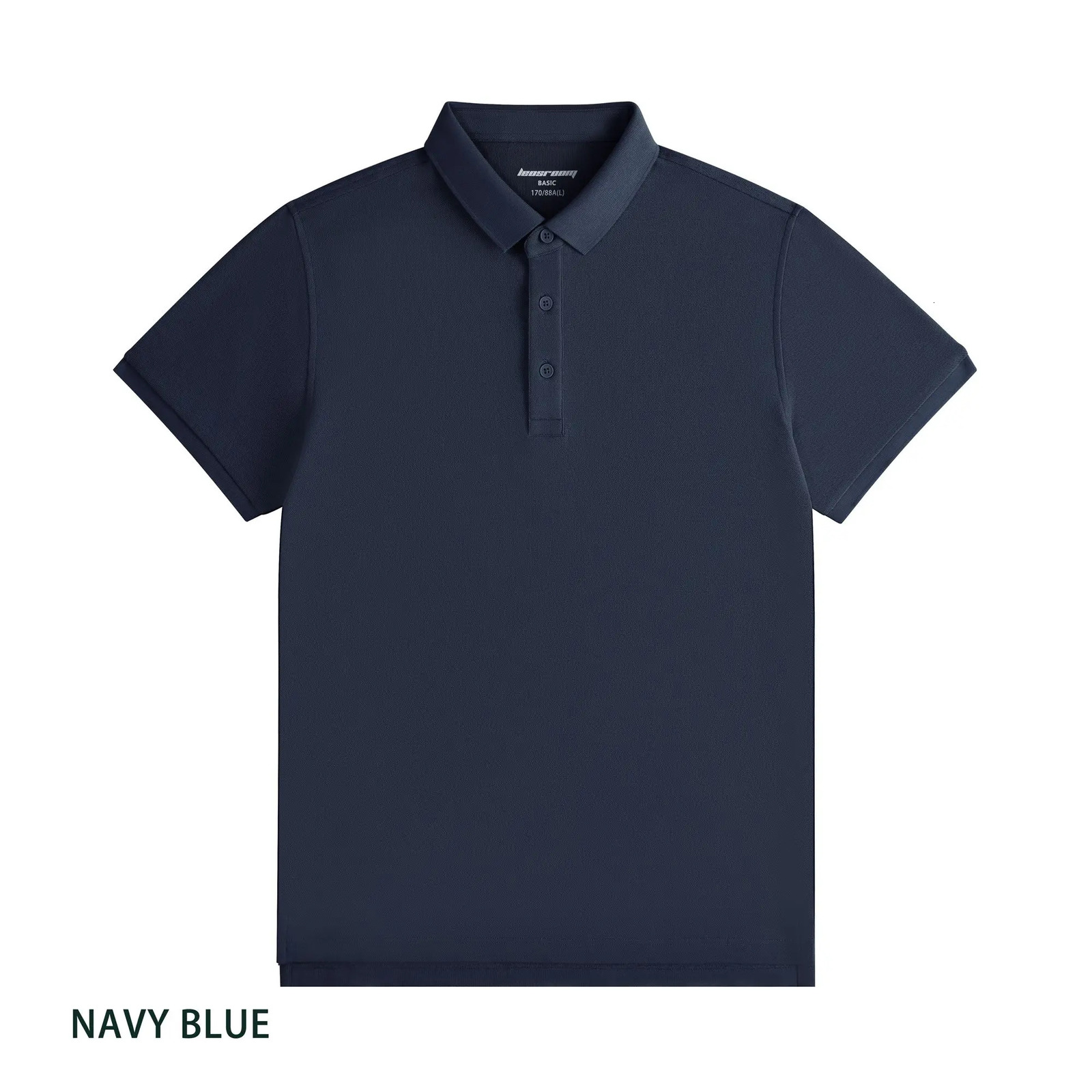 Polo Shirt Mens and Womens Short-sleeved T-shirt Lapel Black Trendy Retro Summer Solid Color Short-sleeved Top 250318