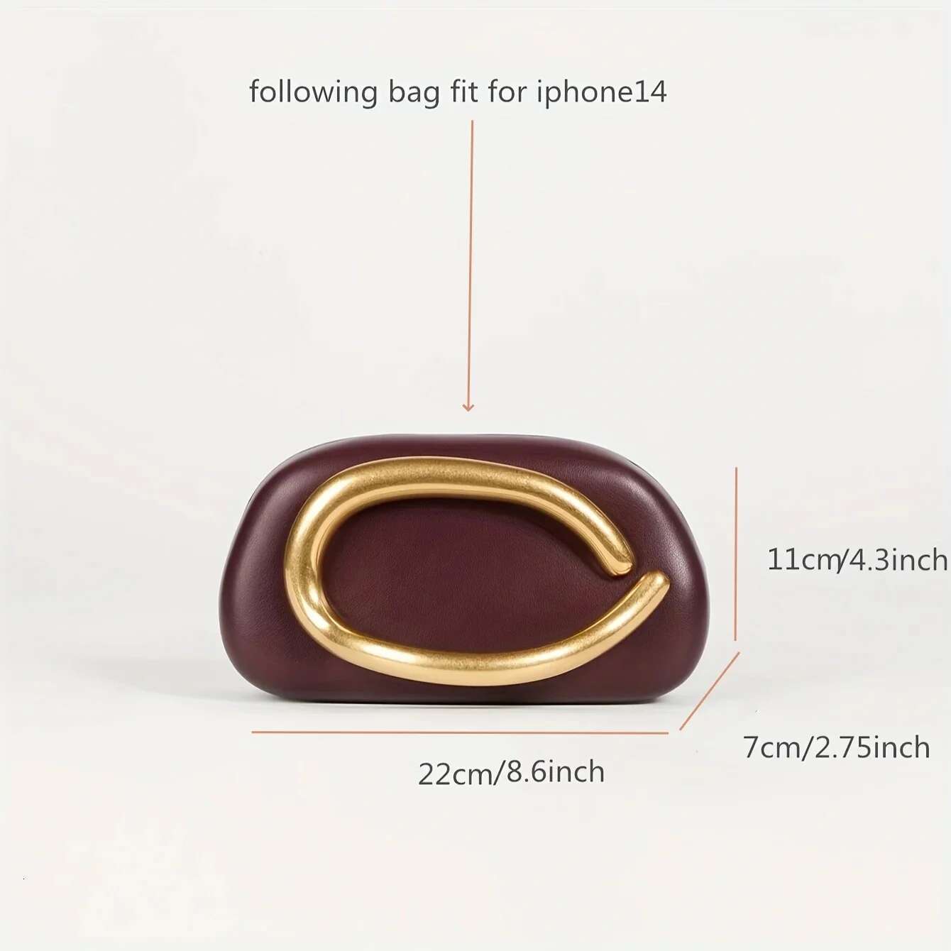 Brown Brass Bag Handle Women Shoulder Snake Chain Messenger Evening Party Box Clutches Small Bride Wedding Summer Handbag Wallet