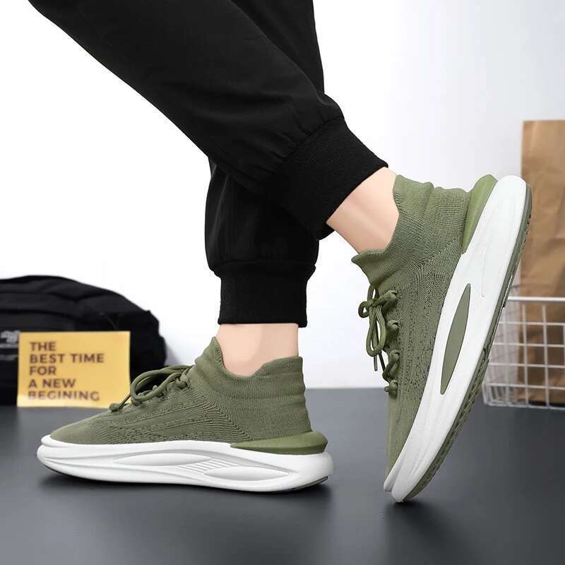 Fashion Men Casual Mesh Socks Walking Running Sneakers Comfortable Tennis Breathable Sports Shoes