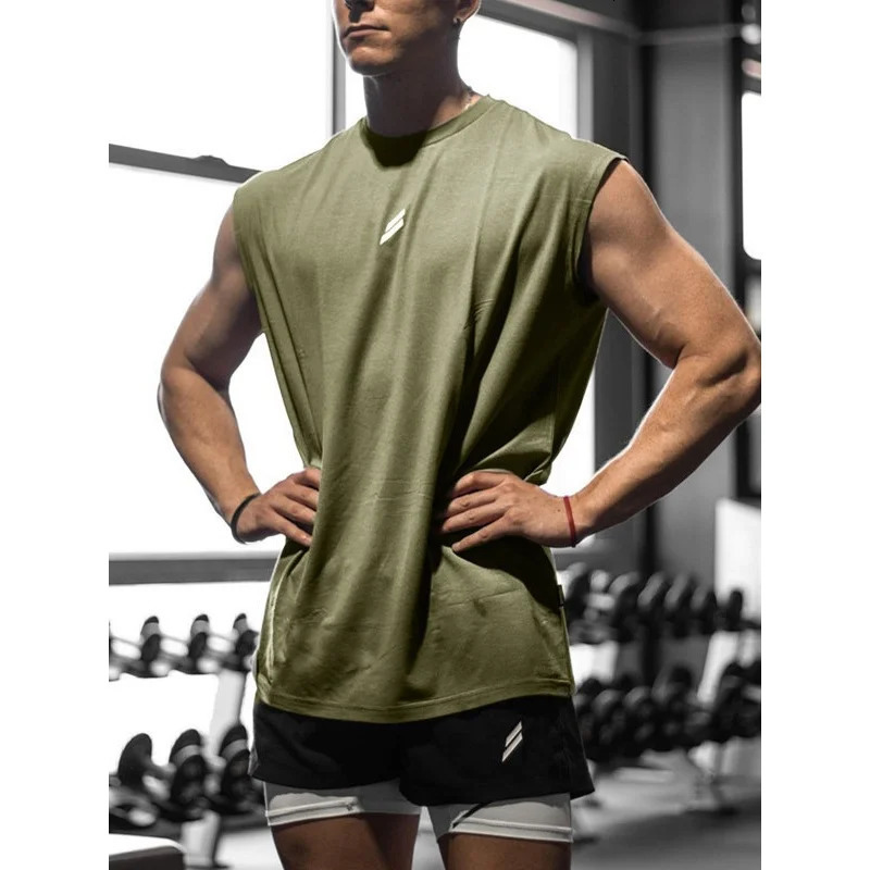European and American leisure sports quick drying vest for summer 2024 bird eye breathable basketball fitness sleeveless top 250314Z