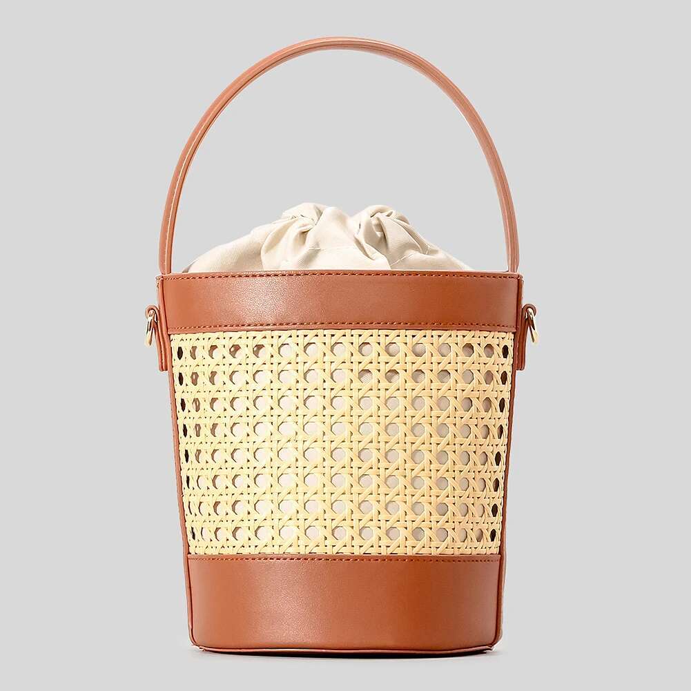 Summer Hollow Shoulder PU Leather Vacation Trendy Crossbody Bag Holiday Travel Handbag