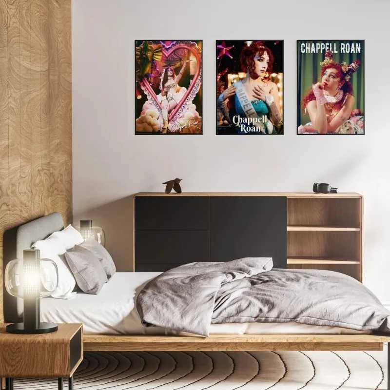 Chappell Roan Singer Poster The Rise and Fall of Midwest Princess Music Albums Canvas Wall Art Living Room Home Decoration Y250318
