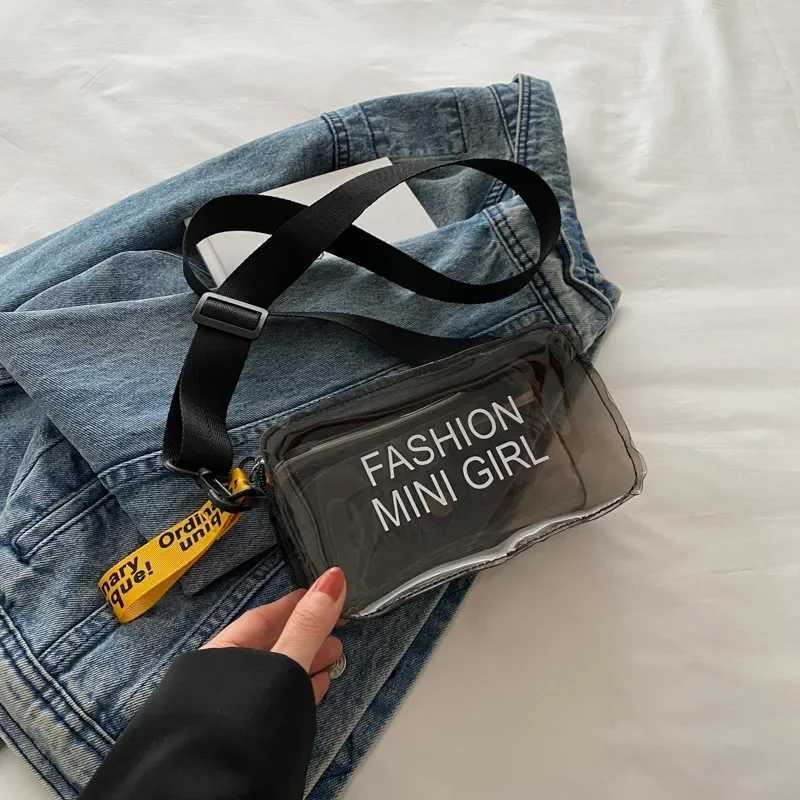 Fi letter printing shoder messenger bag versatile ins foreign style small square bag Z250318