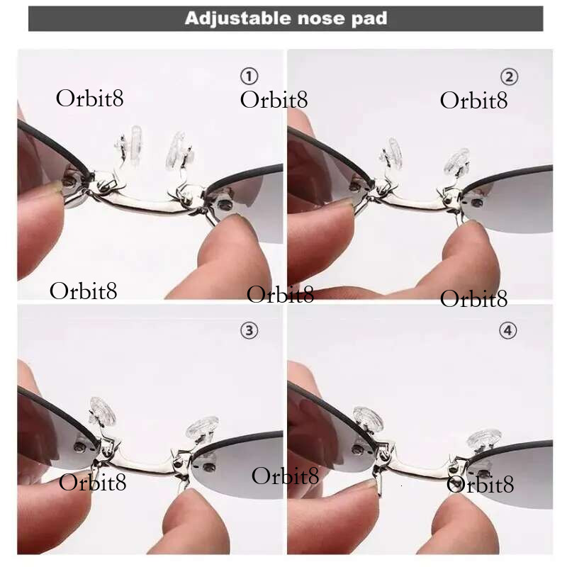Clip On Nose Glasses Round Rimless Matrix Morpheus Sunglasses Mini Frameless Vintage Men Eyeglasses UV400
