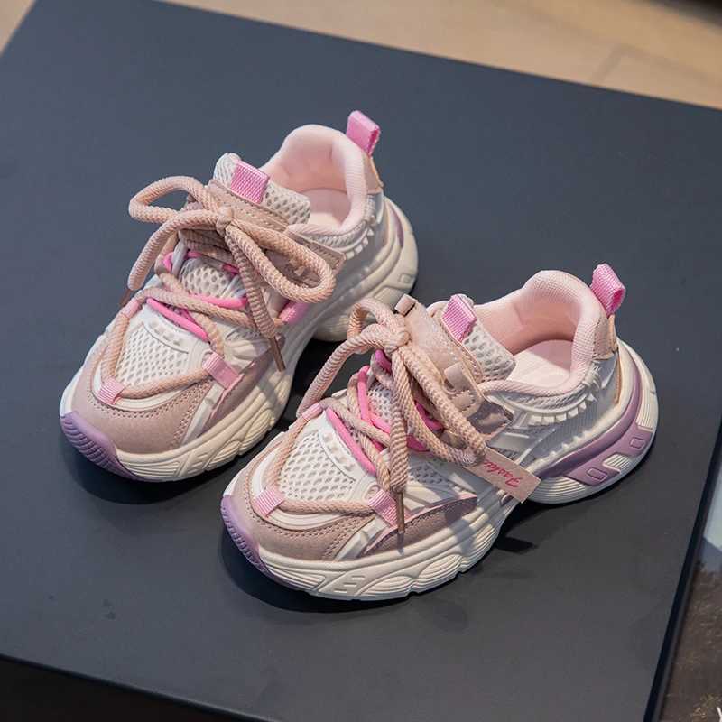 Childrens sports shoes childrens sports shoes childrens casual shoes air mesh breathable fashion school running shoes new softXJ250318