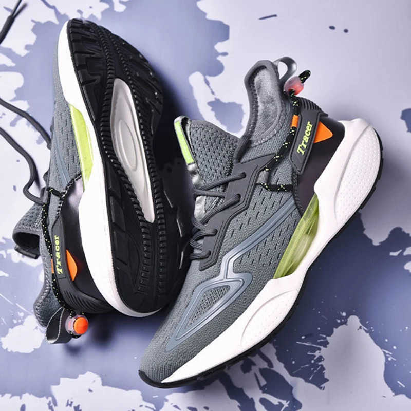Mens Sports Shoes Classic Lightweight Sneakers for Men Knit Breathable Casual Shoes Outdoor Mens Running Shoes Z250318