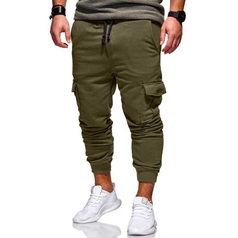 2023 new mens breathable ultra-thin casual pants muscle fitness exercise Trouser bottom mens running training leg jogging track board W250318