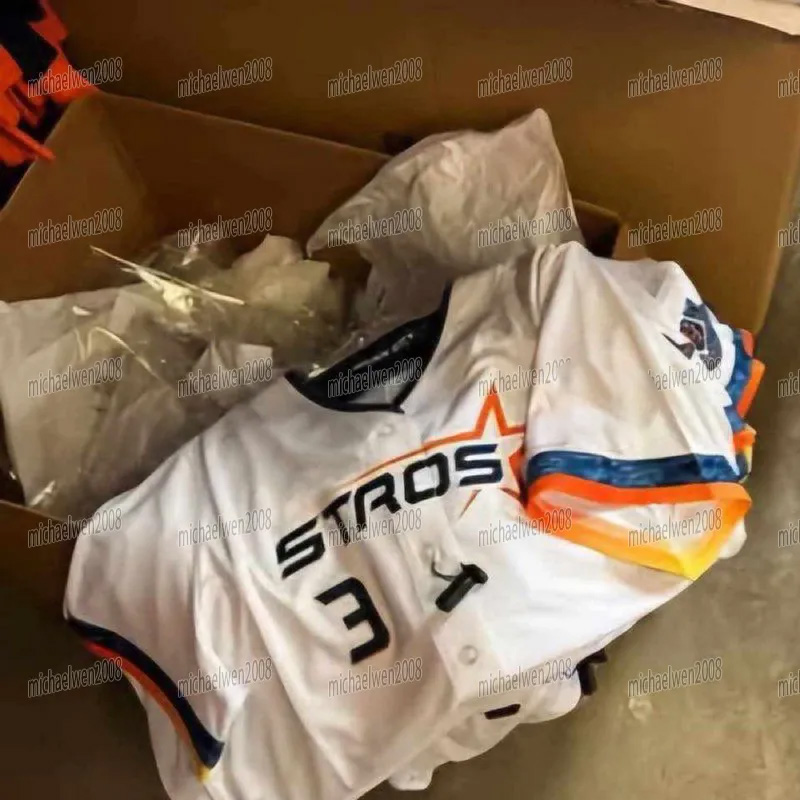 Custom Baseball Jersey Jose Altuve Jeremy Pena Yordan Alvarez Abreu Personalized Embroidered Letter Number Design