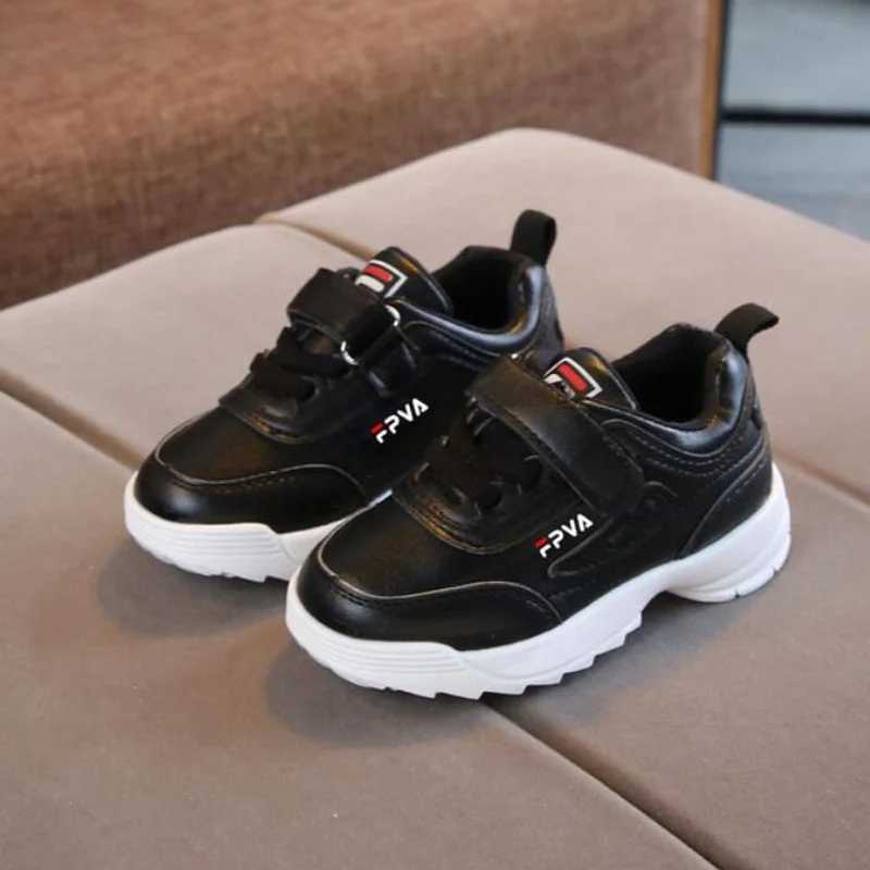 Kids Boys Girls Fashion Sneakers Baby Toddler Little Kids Leather Trainers Children School Sport Shoes Child Soft Running shoes W250318