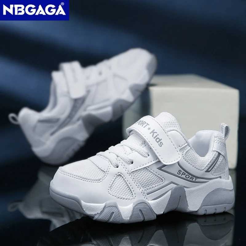 White Breathable Children Walking Shoes Summer Mesh Casual Sneaker for Kids Boys Outdoor Sport Tennis Anti-Slip W250318