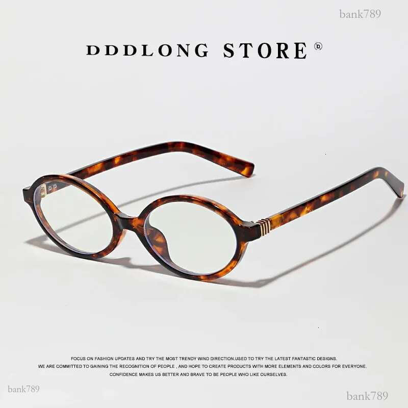 DDDLONG anti blue light oval glasses prescription glasses frame mens sunglasses womens optical lens replaceable glasses D399 241023