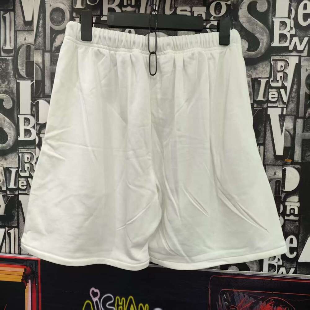 American high street fashion brand summer solid color loose casual five quarter shorts