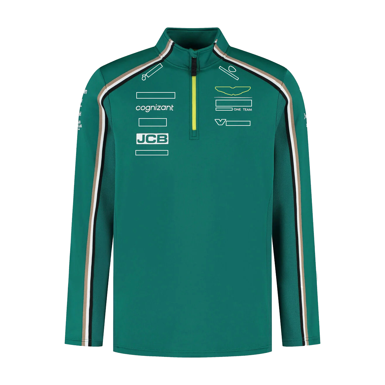 2025 F1 Driver Racing Formula 1 Team Hoodie Sweatshirt Men Women Full Zip Softshell Jacket Teamwear Green Uniform Sweat Custom free shippin