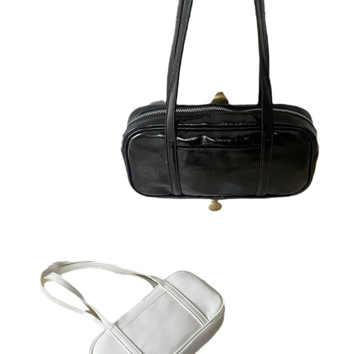 Korean style Wens Tofu Bag New 2024 Bost Wens Leather Sole Horizontal Small Bag FL Landscape Automotive Storage Accessories Y250318