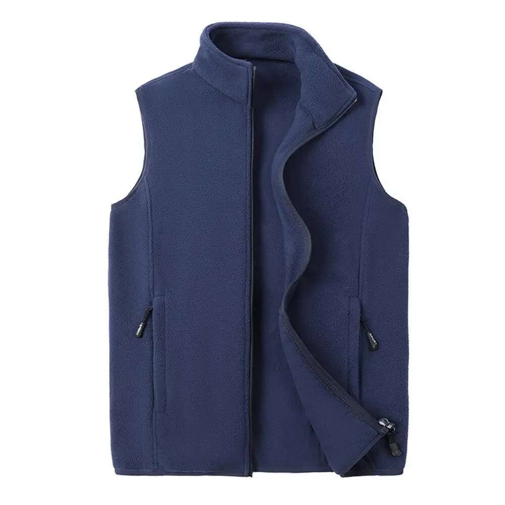 Autumn Fashion Plus Size Male Waistcoat Fleece Men's Lamb Cashmere Warm Sleeveless Coat Men Brand Clothing Winter Vest