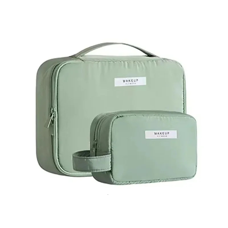 Travel Makeup Bag Water-resistant Toiletry Cosmetic Bag Portable Large Capacity Makeup Box Skincare Toiletry Storage Organizer 250314