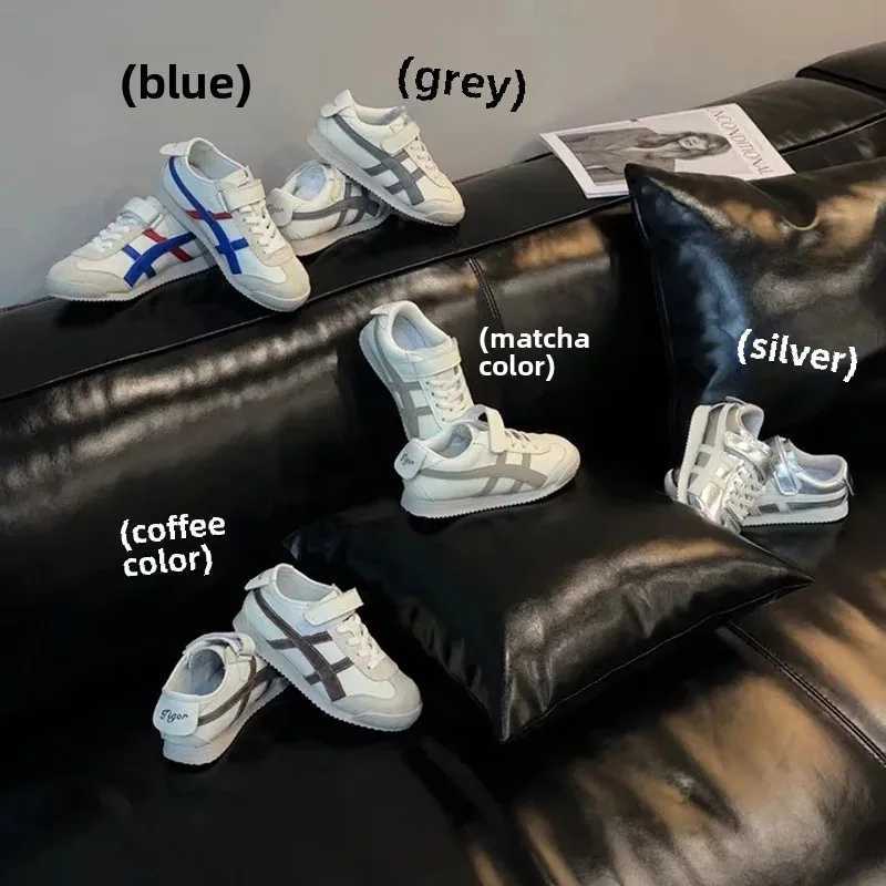 Childrens casual shoes 2024 spring/summer new sled boys training shoes soft sole baby leather cute childrens runningXJ250318