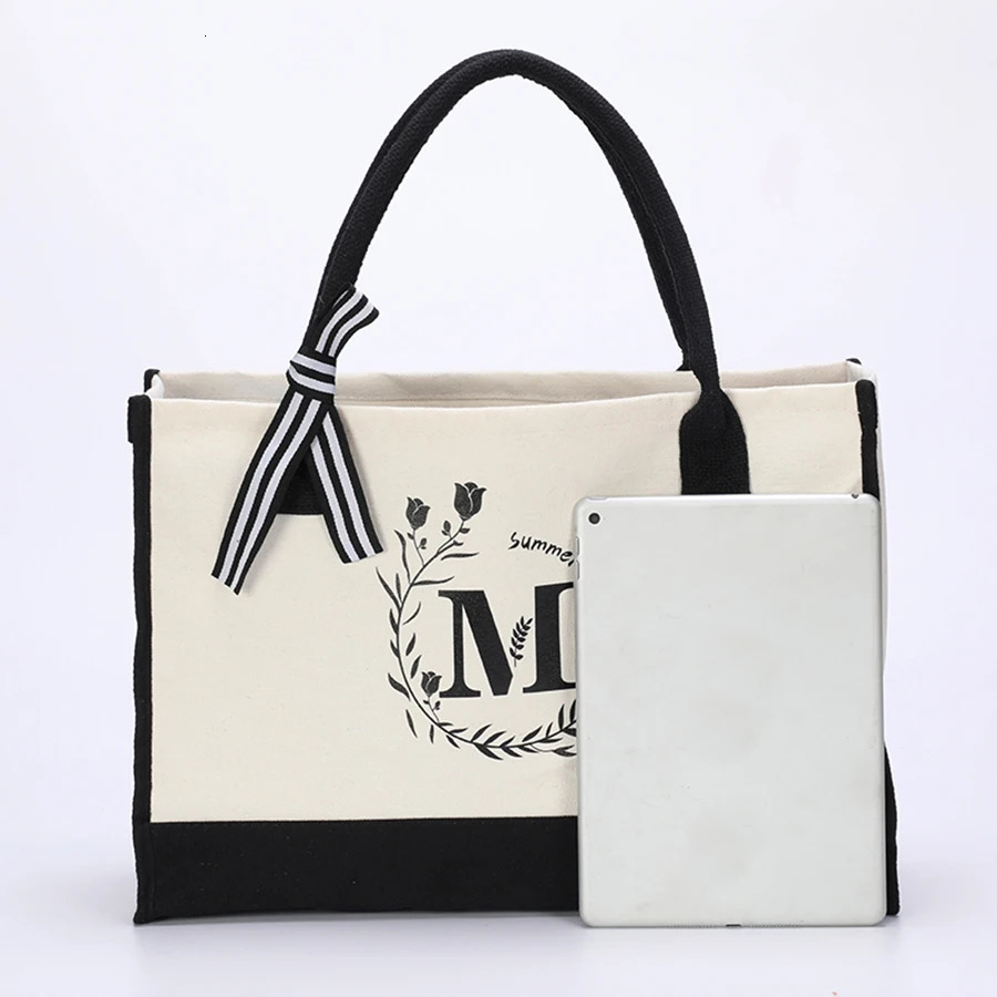 Alphabet Printing Large Capacity Ladies Tote Bag Fashion Hundred Canvas Handbag Daily Tote Shoulder Sons Mother Bag Set R250318