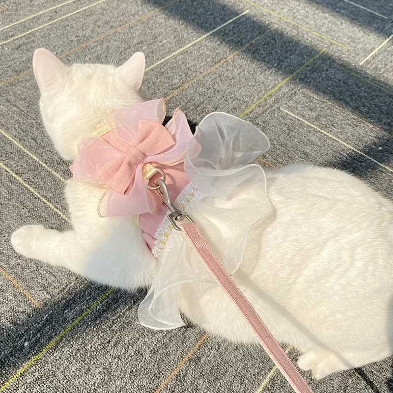 Cat Walking Cat Rope Cat Chest Strap Trap Rope Prevent breakage Special pet clothing Anti slip Cat Rope Cat Collar Cat HarnessT250318