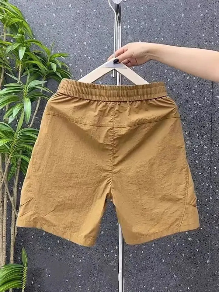 Product shorts mens summer thin loose multi pocket fifth pair of pants quick drying shorts mens summer mens Bermuda shorts Korean fashi 250317
