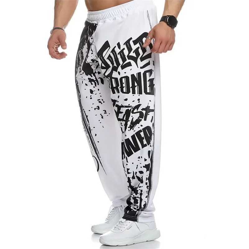 Spring Autumn Men Training Trousers Joggers quick-dry Casual sports pants Fitness Graffiti Printed Thin Breathable Sweatpants W250318
